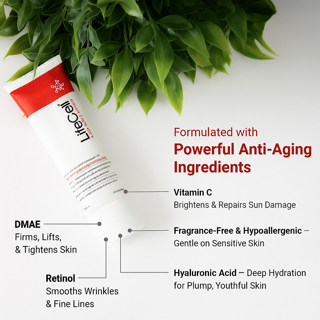 LifeCell Anti-Aging Treatment 2.54 oz – Advanced Skin Renewal & Wrinkle Reduction Cream