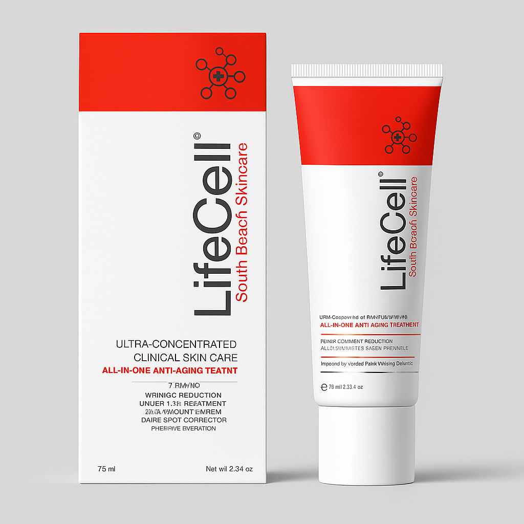 LifeCell Anti-Aging Treatment 2.54 oz – Advanced Skin Renewal & Wrinkle Reduction Cream